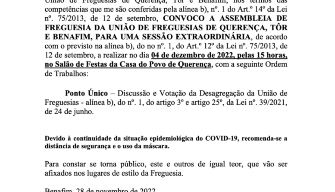 Edital - Extraordinário União (002) - 4 dezembro 2022 desagregação